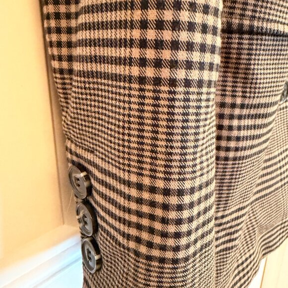 Bagatelle Collection Plaid Double-Breasted Blazer Jacket Size Small - Picture 5 of 12